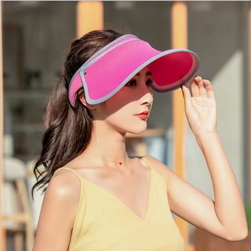 Summer Breathable Adjustable Visor UV Protection Top Empty Sunscreen Cap Unisex
