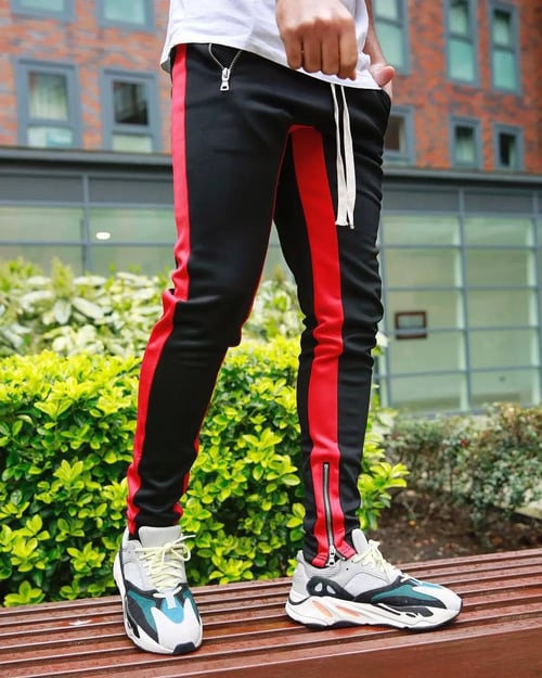 Men's Joggers Casual Pants Fitness Skinny Sweatpants Trousers Gyms Track Pants 