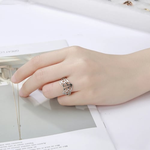 Skyrim Origami Fox Ring Stainless Steel Casual Resizable Gold Color Finger Rings Jewelry Wedding Band Anniversary Gift For Women Buy Skyrim Origami Fox Ring Stainless Steel Casual Resizable Gold Color Finger