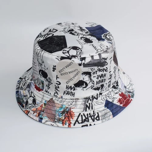 Bucket Hat Unisex Sun Hat Printed Fisherman Packable Travel Hat Fashion Outdoor Hat 