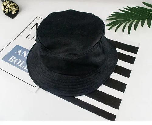 CAR-TOBBY Black White Solid Alien Bucket Hat Unisex Caps Hip Hop Men women Summer Panama Cap Beach Sun Fishing Hat