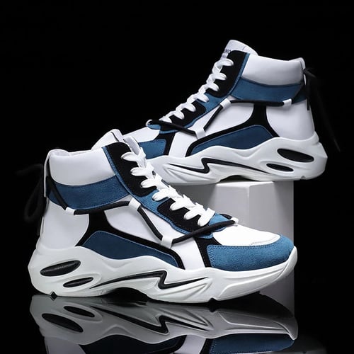 Men's Retro Basketball Shoes High Top Sports Sneakers Boots Outdoor Winter Hard 