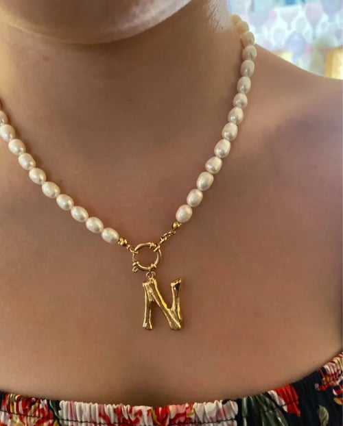 2019 Punk Womens Gold Plated Initial Alphabet A-Z Letter Chain Necklace Pendant 