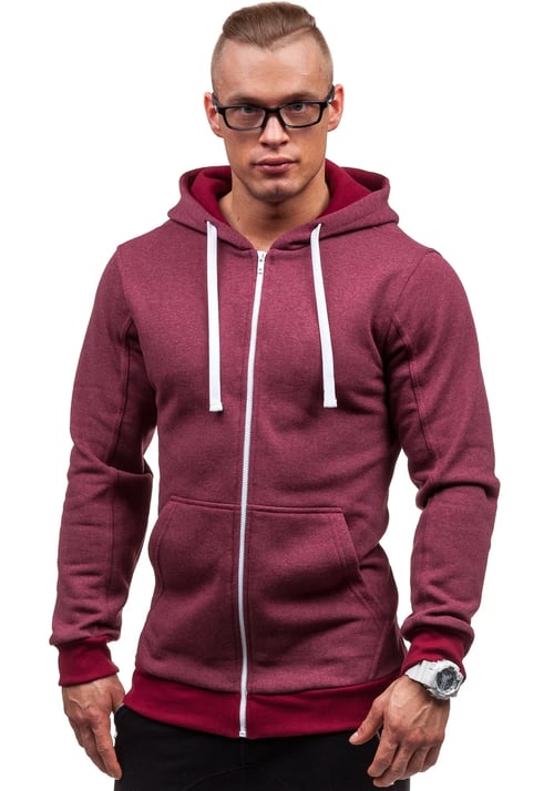 Mens Spring Autumn Zipper Jacket Men Fashion Casual Pure Color Hooded Sports Coat Long Sleeved Tops 
