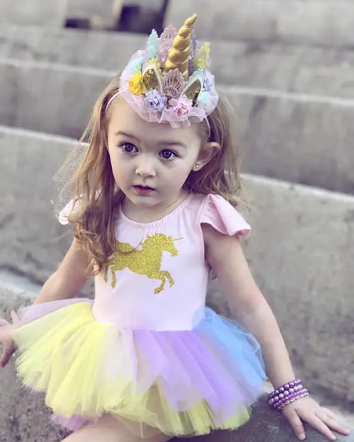 Newborn Infant Baby Girls Princess Romper Playsuit Beach Party Tutu Dress Outfit 