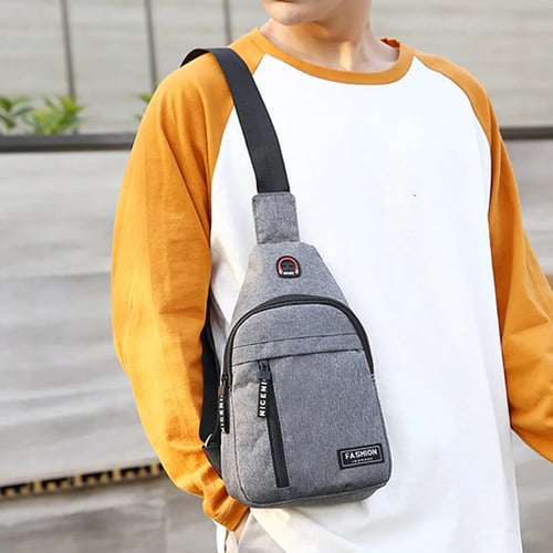 Fashion Mens Shoulder Bag Sport Crossbody Handbag Outdoor Sling Chest Pack New 