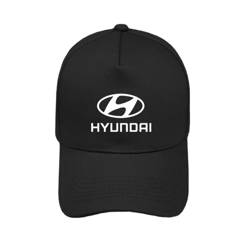UNISEX MENS HYUNDAI CAR LOGO BASEBALL HAT SPORTS ADJUSTABLE BLACK COTTON DAD CAP
