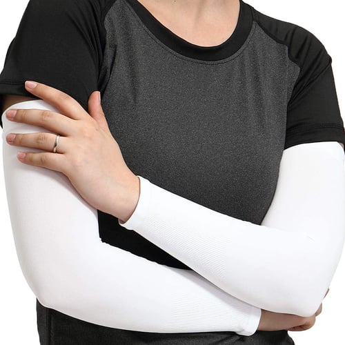 2pcs Summer Arm Sleeves Women Men Arm Compression Sleeve Armwarmer Uv Sun Protection Cotton Long Fingerless Gloves Arm Sleeves Buy 2pcs Summer Arm Sleeves Women Men Arm Compression Sleeve Armwarmer Uv