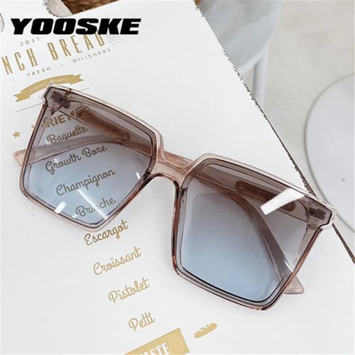 Yooske Men Vintage Polarized Sunglasses Women Oversized Sun 