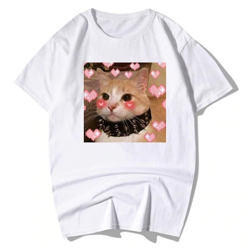 Cute Kawaii Kitty Women's Summer Shirt