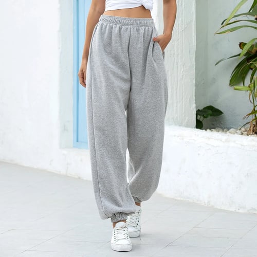 White WOMEN FASHION Trousers Tracksuit and joggers Baggy HARVARD tracksuit and joggers discount 71% 