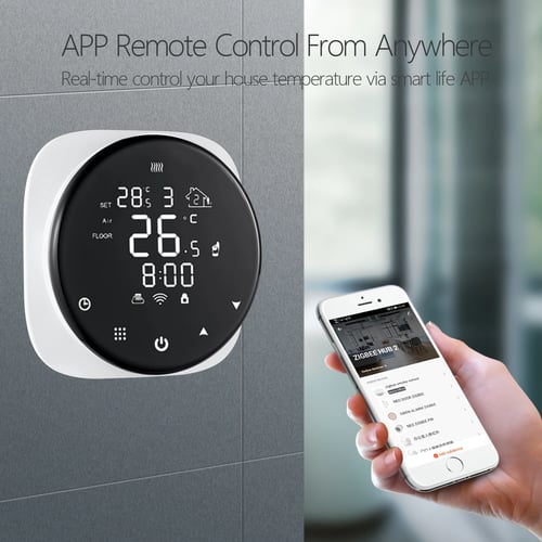 Tuya Smart Wifi Thermostat Temperature Controller Gas/Water/Floor Heat Control