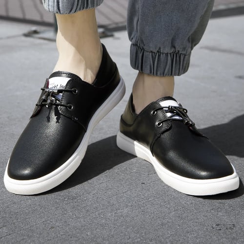 Mens BusinessLeisure Leather Shoes Oxfords Flats Work Formal Non-slip Walking B 
