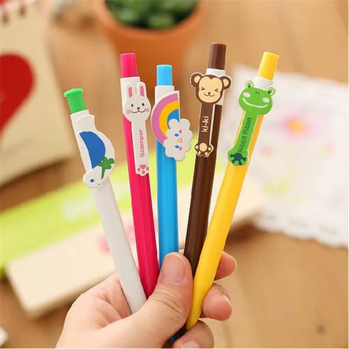 6Pcs Cute Novelty Creative Lovely Fingers Pens Office School Supply Stationery 