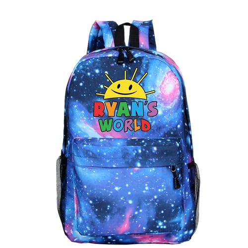 Kids RYANS WORLD Toys Review Galaxy Backpack Rucksack Student School Travel Bag 