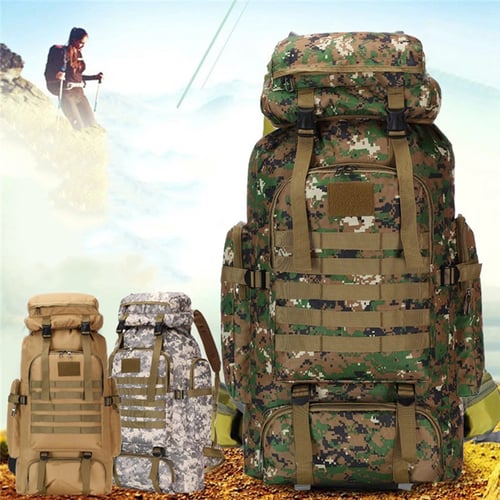 Outdoor Military Rucksack Waterproof Tactical Backpack Camping Hiking Travel Bag 