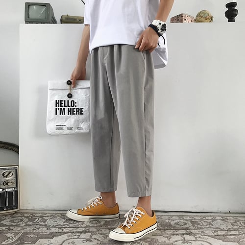 Men Linen Shorts,2019 New Summer Leisure Button Loose Fit Pants with Drawstring Men Linen Shorts,2019 New Summer Leisure Button Loose Fit Pants with Drawstring