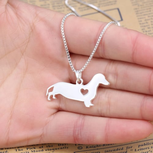 Hollow Pet Dog Necklace Pendant Animal Jewelry Women Girls Choker Chain Collar Hollow Pet Dog Necklace Pendant Animal Jewelry Women Girls Choker Chain Collar