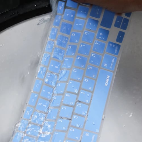 BLUE Silicone Keyboard Skin Cover for OLD Macbook 13" 