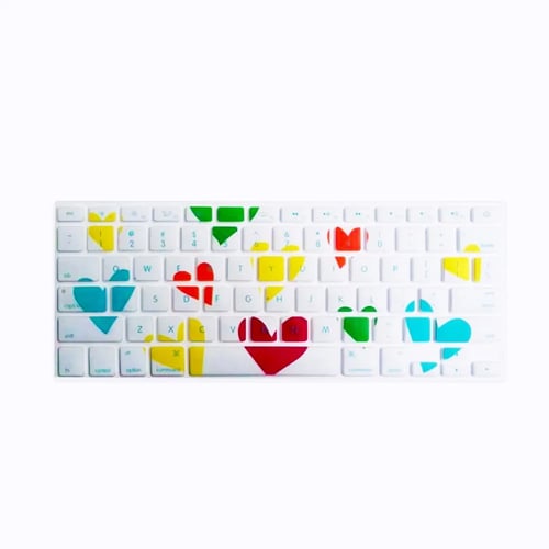 Decal Flower Rainbow Silicone Us Keyboard Cover Keypad Skin Protector for Mac MacBook Pro 13 15 17 Air 13 Retina 13-Option 8 
