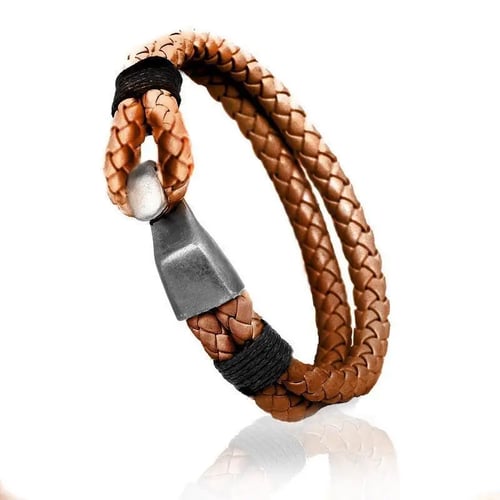 Rope PU Leather Bracelets Chain Women Charm Bangles Jewelry Guitar Bracelets 