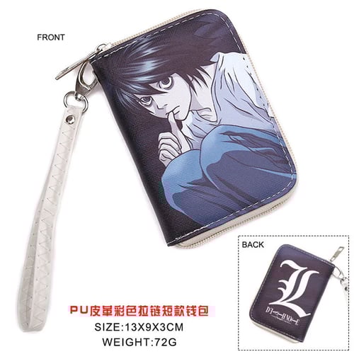 Colorful Japanese Anime Death Note L Lawliet L Mark Pu Short Wallet Purse With Zipper Buy Colorful Japanese Anime Death Note L Lawliet L Mark Pu Short Wallet Purse With Zipper Prices Reviews
