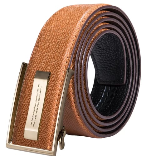 Adjustable Strap,Belts Mens Real Leather,Black Men Waist Belt Ratchet Belt For Jeans,Casual,Cowboy,Business & Work Wear/Black/White/Coffee/Brown