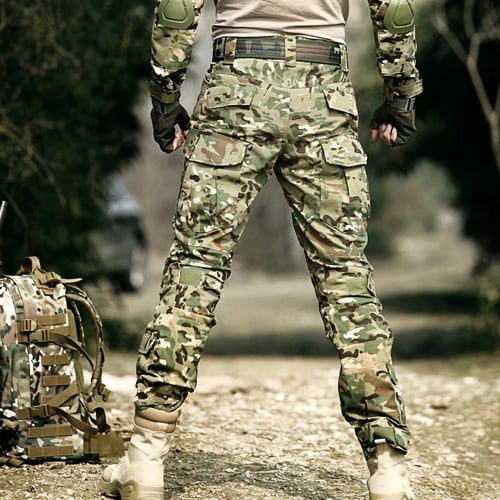 Army Military Combat Trousers PLANE Camo Camouflage Pants Airsoft Work Cargo 