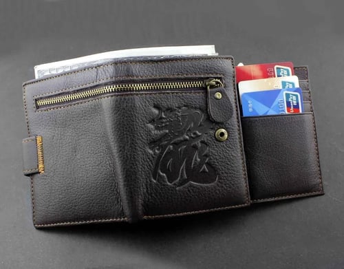 Mens Genuine Cowhide Real Leather Bifold Organizer Checkbook Long Wallet Purse 