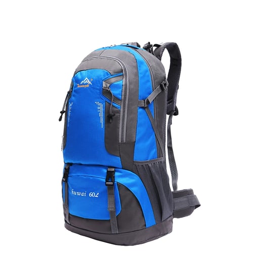 60L Waterproof Outdoor Sports Bag Backpack Travel Hiking Camping Rucksack Large 