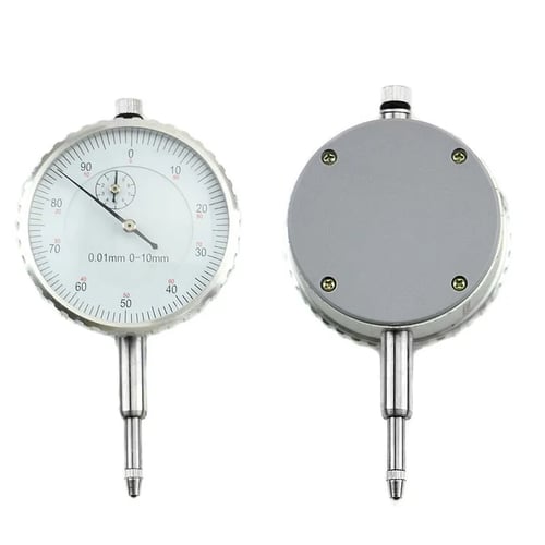 Dial Indicator Gauge 0-0.8mm Meter Precise 0.01mm Resolution Concentricity Test 