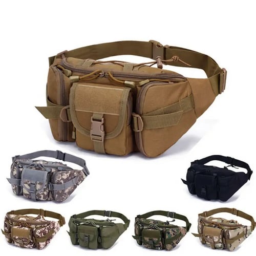 Utility Hiking Waist Pack Outdoor Bag Pouch Military Camping Hiking Belt Bags 