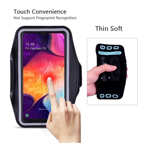 Grey Sports Armband Phone Case Cover Gym Running FOR Samsung Galaxy A40 Grey Sports Armband Phone Case Cover Gym Running FOR Samsung Galaxy A40