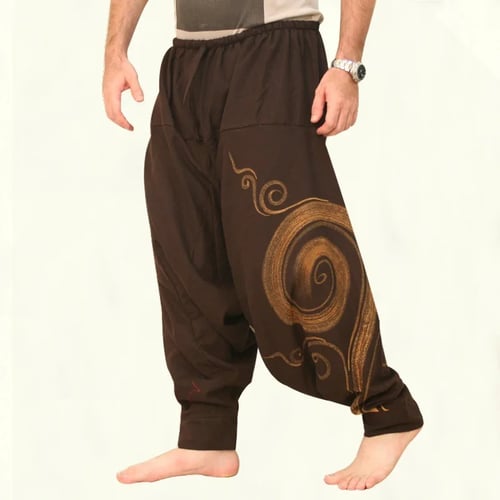 Hippie Boho harem aladdin trouser baggie ali baba pants retro vintage hippy 