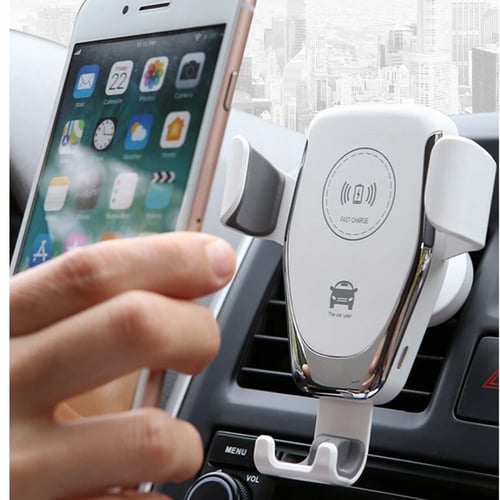 10W QI Wireless Fast Charger Car Mount Holder Stand For iPhone XS Max Samsung S9 