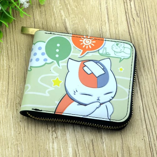Natsume's Book of Friends PU anime coin purse wallet small handbag bag new