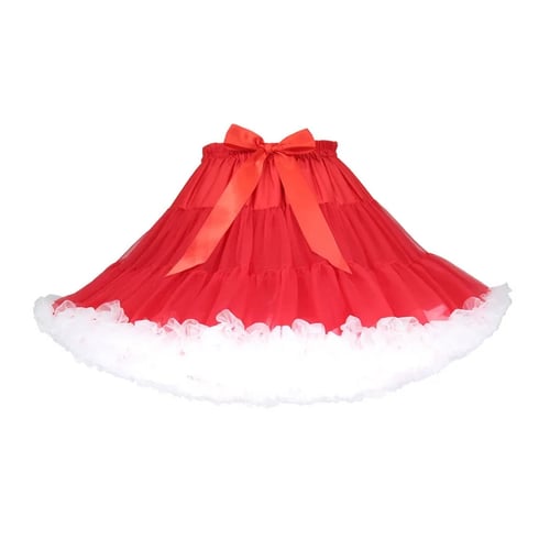 20" Knee Length Petticoat Crinoline Skirt Tulle Underskirt Dress Slip Halloween 