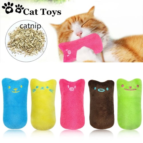 Interactive Fancy Catnip Cat Pillow Toy Teeth Grinding Claws For Pets Funny Toys 