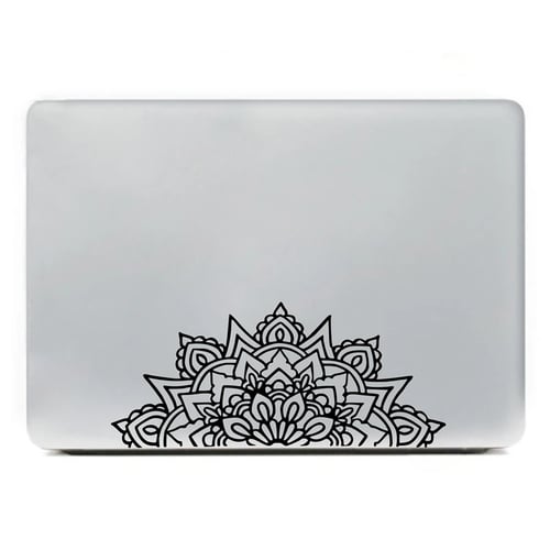 mandala macbook sticker