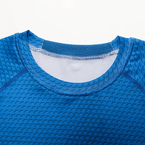 Men Bodybuilding Thermal Compression Shirt Skin Tight Coat Running Quick-drying 