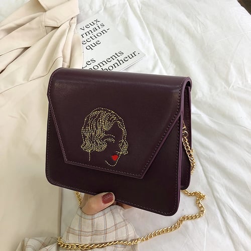 Women Leather Satchel Handbag Retro Messenger Clutch Shoulder Bags Bolsa Bag