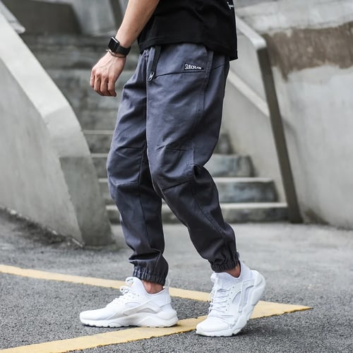 2018 Hot Fashion Mens Hip Hop Jeans Casual Baggy Denim Cargo Pants Loose Trouser 