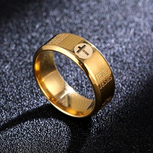 Jesus Stainless Steel Ring For Men and Women 