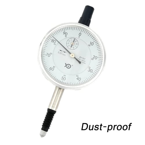 Dial Gauge Test Indicator Precision Metric with Dovetail Rails 0-40-0 0.01mm USA 