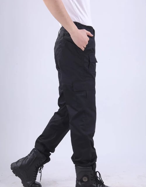 Mens army police security military work trousers mens plus size work trousers