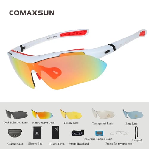 Polarized Cycling Glasses Bike Goggles Outdoor Sports Bicycle Sunglasses UV 
