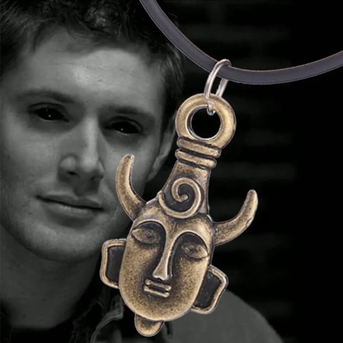 New SuperNatural Dean Winchester Egyptian Protection Amulet Pendant Necklace 