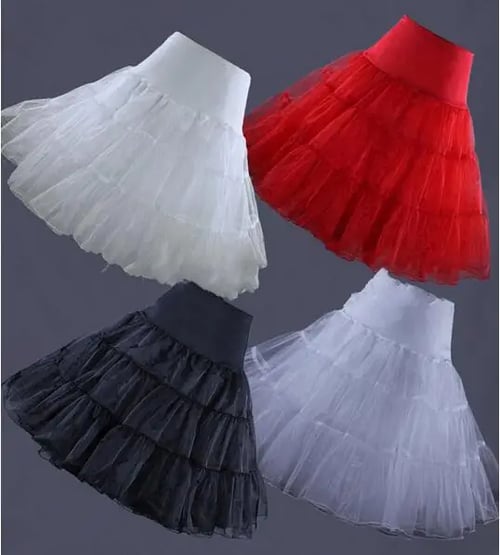 50s Swing Vintage Tutu 26" Retro Underskirt Petticoat Fancy Net Skirt Rockabilly 