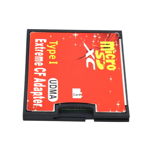 2 x  Slot micro SD TF Memory Card to Compact Flash CF Type I Adaptor Converter 