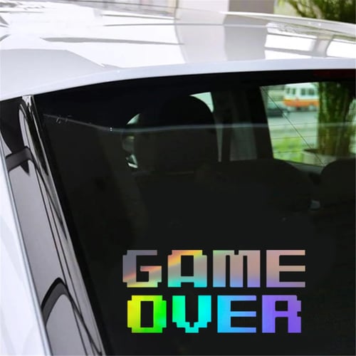 Vinyl Decal Sticker Game Over Wedding Car Truck Bumper Window Laptop Fun 7" 